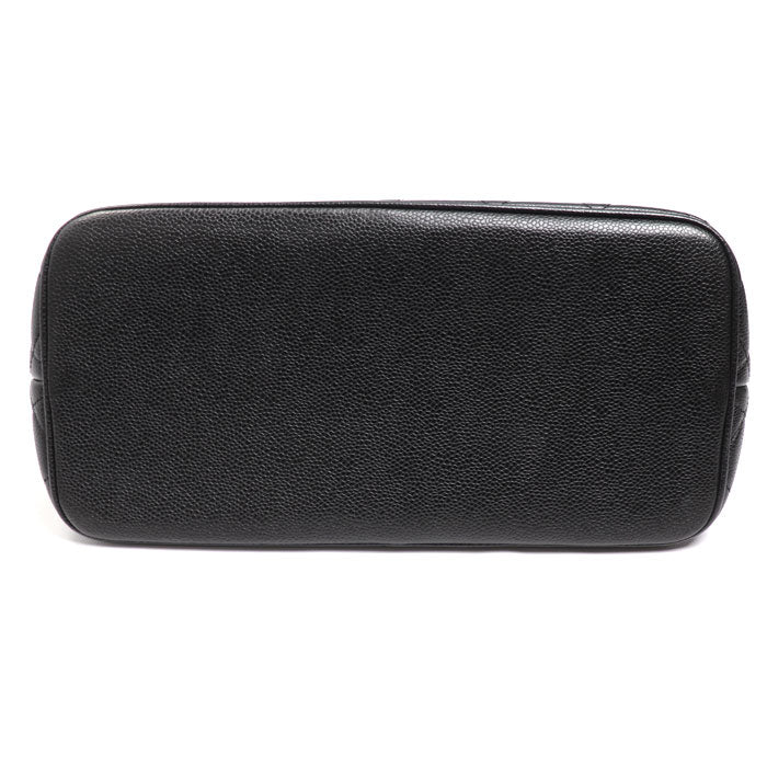 CHANEL シャネル キャビアスキン 復刻トート トートバッグ ブラック A01804 レディース【中古】