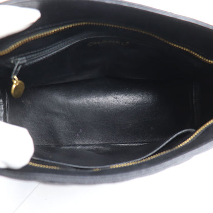CHANEL シャネル キャビアスキン 復刻トート トートバッグ ブラック A01804 レディース【中古】