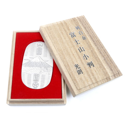 Pt999 純白金 富士山小判 光則 インゴット 小判 50.1g ユニセックス 造幣局検定マーク【中古】【美品】