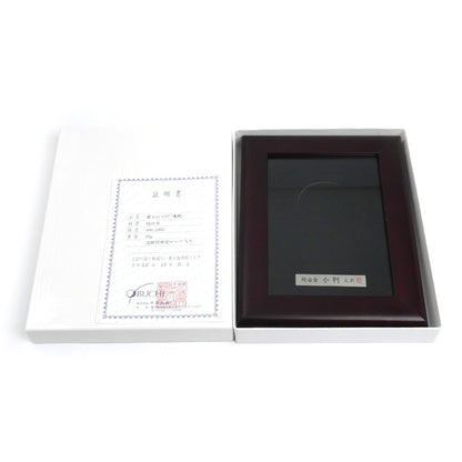 Pt999 純白金 富士山小判 光則 インゴット 小判 50.1g ユニセックス 造幣局検定マーク【中古】【美品】