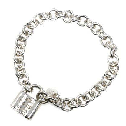 TIFFANY&Co. ティファニー シルバー925 1837 ロック ブレスレット 23.7g 17.5cm レディース【中古】