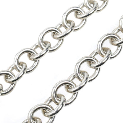 TIFFANY&Co. ティファニー シルバー925 1837 ロック ブレスレット 23.7g 17.5cm レディース【中古】