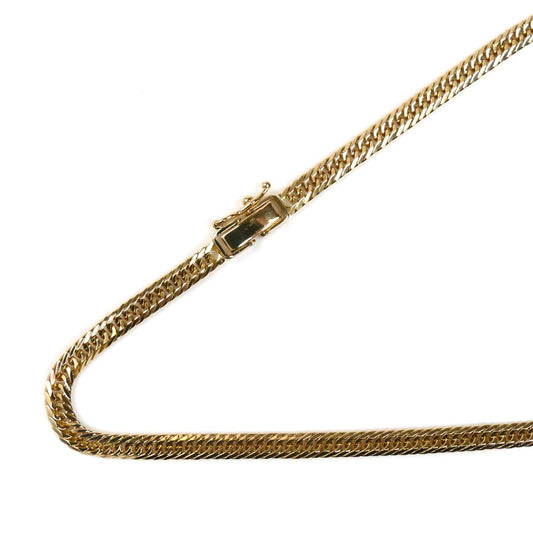 K18YG イエローゴールド ネックレス 喜平8面トリプルカット 20g 50cm メンズ【中古】