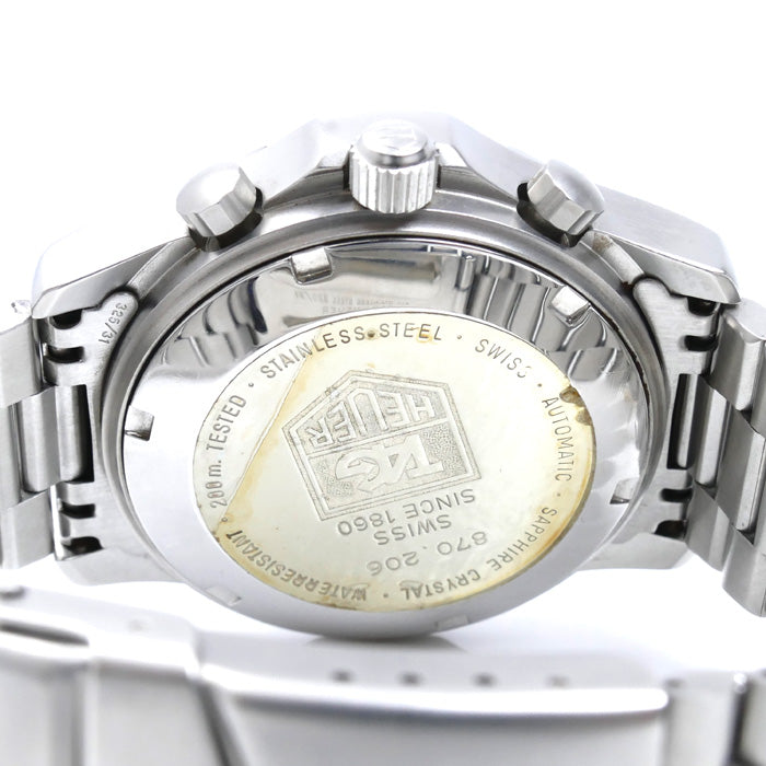 TAG HEUER タグホイヤー クロノグラフ デイト 腕時計 自動巻き 870.206 稼働品 メンズ【中古】