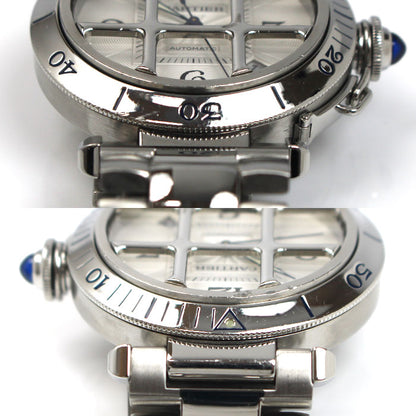 CARTIER カルティエ パシャ グリッド 38mm 腕時計 自動巻き W31040H3 メンズ【中古】