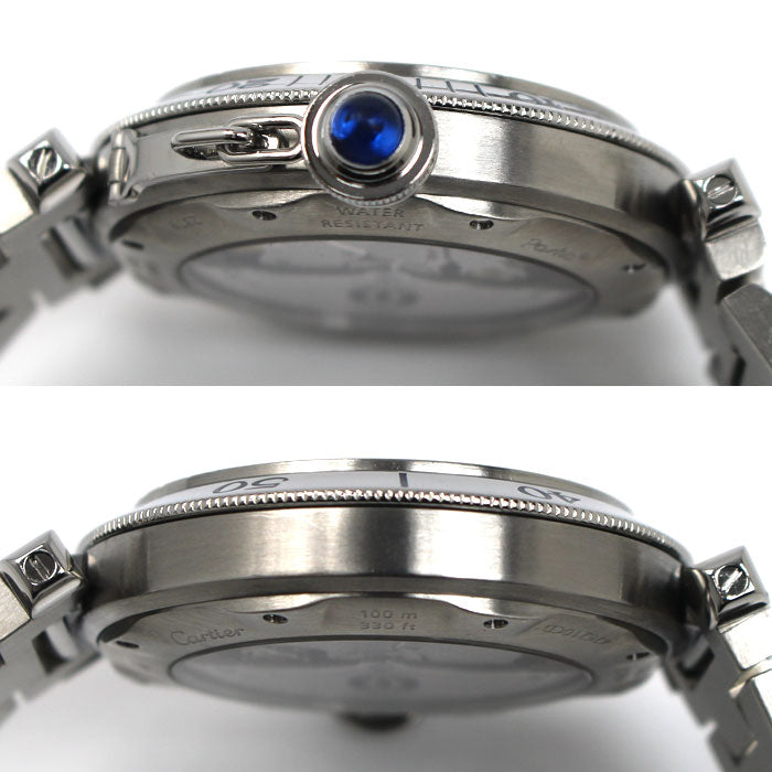 CARTIER カルティエ パシャ グリッド 38mm 腕時計 自動巻き W31040H3 メンズ【中古】