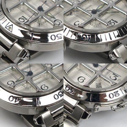 CARTIER カルティエ パシャ グリッド 38mm 腕時計 自動巻き W31040H3 メンズ【中古】