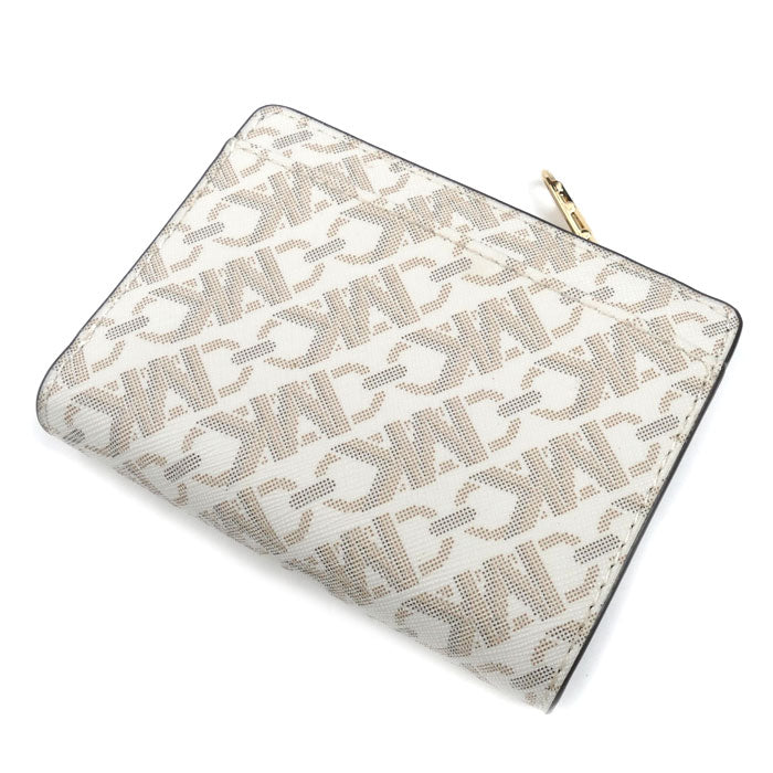 Michael Kors マイケルコース エンパイア シグネチャー ロゴ 二つ折り財布 バニラ 32S4G8ED7V レディース【未使用】【買取品】