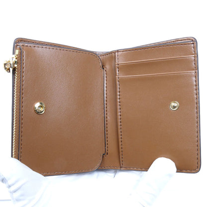 Michael Kors マイケルコース エンパイア シグネチャー ロゴ 二つ折り財布 バニラ 32S4G8ED7V レディース【未使用】【買取品】