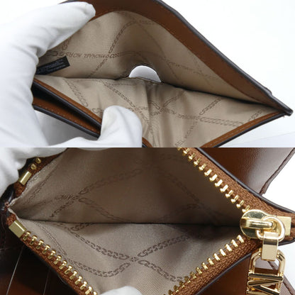 Michael Kors マイケルコース エンパイア シグネチャー ロゴ 二つ折り財布 バニラ 32S4G8ED7V レディース【未使用】【買取品】