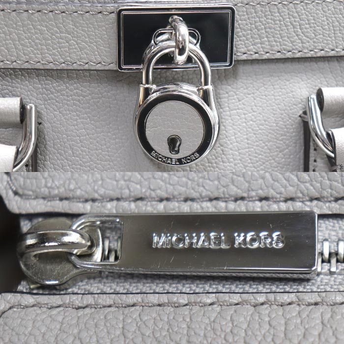 Michael Kors マイケルコース 2Wayショルダーバッグ グレー 30T7SHMS1L レディース【中古】