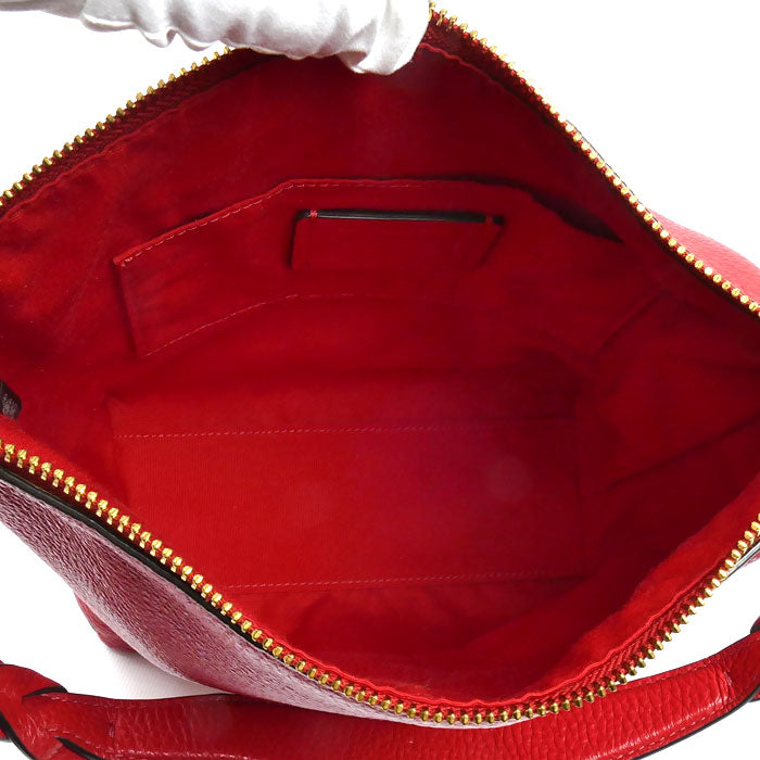 COACH コーチ ミニ アビー ダッフル ショルダーバッグ レッド F67025 レディース【中古】