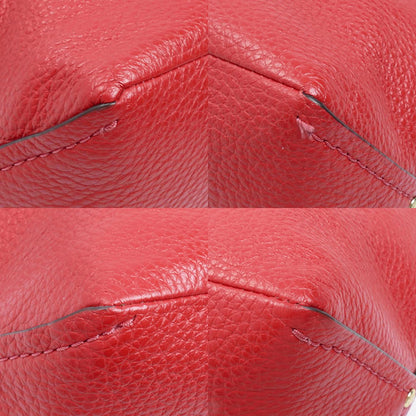 COACH コーチ ミニ アビー ダッフル ショルダーバッグ レッド F67025 レディース【中古】