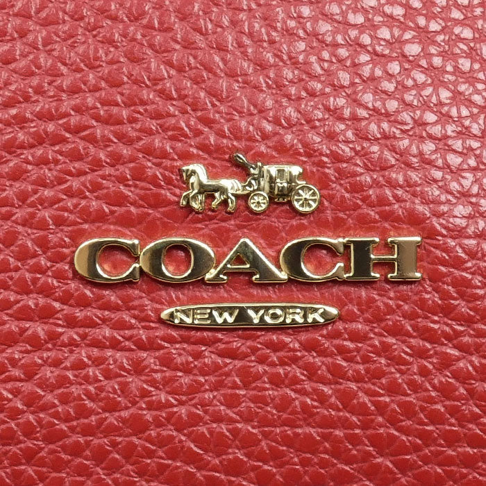 COACH コーチ ミニ アビー ダッフル ショルダーバッグ レッド F67025 レディース【中古】