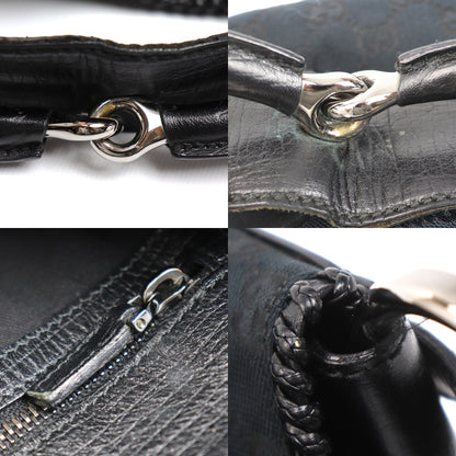 GUCCI グッチ ホースビット ラージ ホーボー ショルダーバッグ ブラック 114900 レディース【中古】