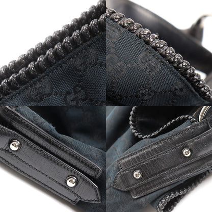 GUCCI グッチ ホースビット ラージ ホーボー ショルダーバッグ ブラック 114900 レディース【中古】
