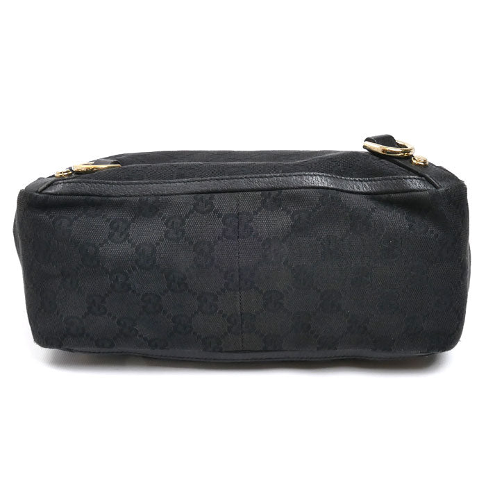 GUCCI グッチ GGキャンバス アビー トートバッグ ブラック 130739 レディース【中古】