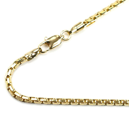 UNOAERRE ウノアエレ K18YG イエローゴールド ネックレス 8.7g 50cm ベネチアン３編み レディース【中古】