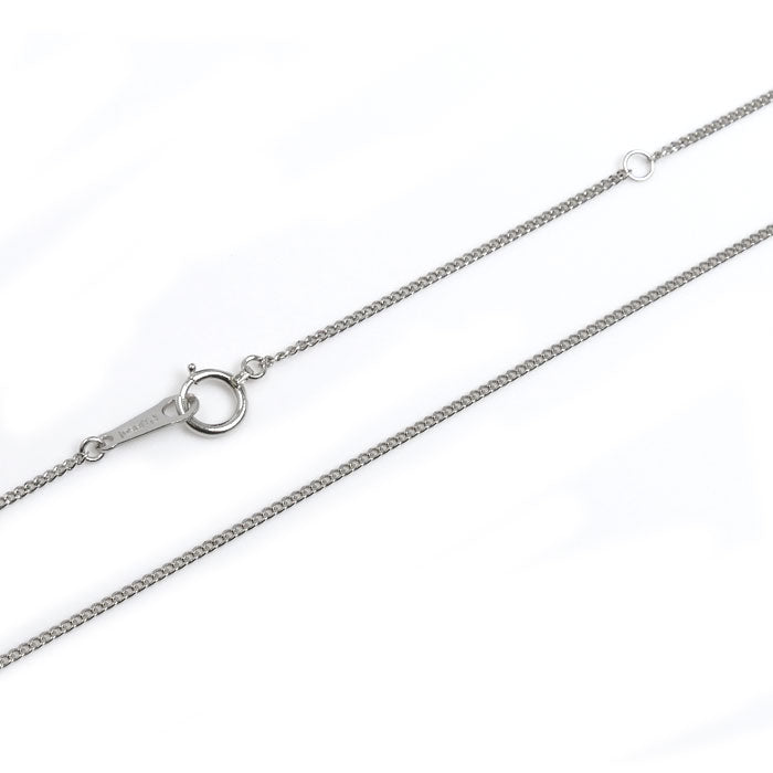Pt850プラチナ ネックレス 喜平2面カット 2.5g 44cm レディース【中古】
