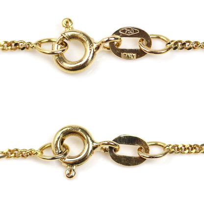 K18YG イエローゴールド ネックレス 2.3g 40cm レディース【中古】