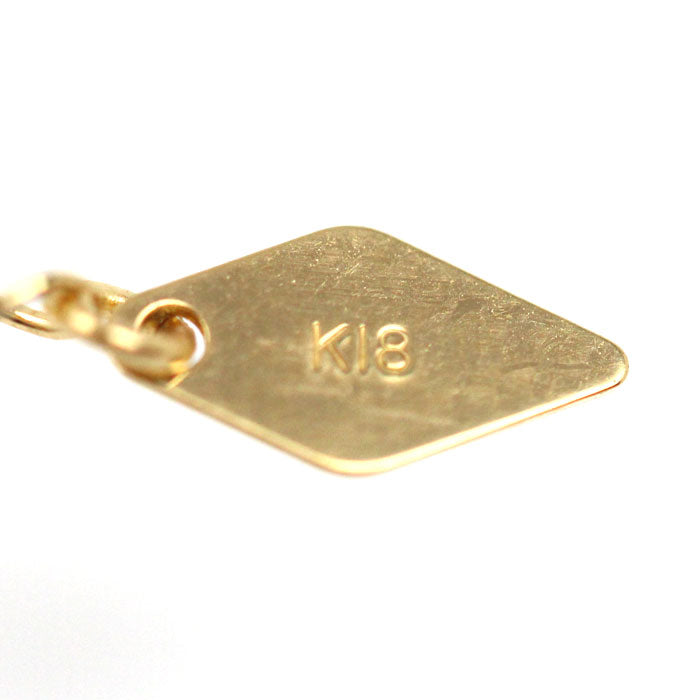 K18YG イエローゴールド デザイン ブレスレット 2.3g 15～18cm レディース【中古】