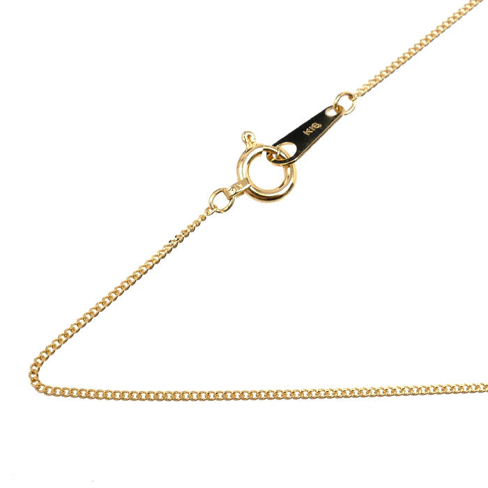 K18YG イエローゴールド ネックレス 喜平2面カット 1.7g 60cm ユニセックス【中古】