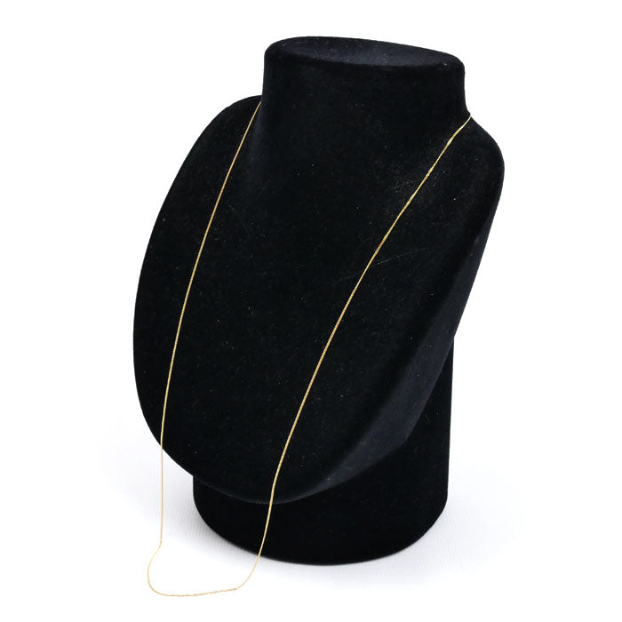 K18YG イエローゴールド ネックレス 喜平2面カット 1.7g 60cm ユニセックス【中古】