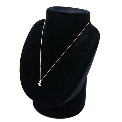 canal4℃ カナルヨンドシー シルバー キュービックジルコニア PGコーティング ネックレス 151834121011 1.3g 40cm レディース【中古】【美品】