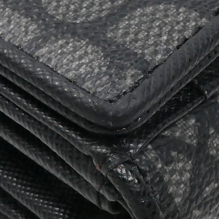 Pinky&Dianne ピンキー＆ダイアン パドロック フラップ ウォレット 長財布 グレー/ブラック PDLWBET1 レディース【中古】