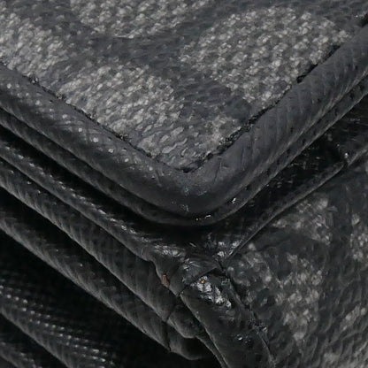 Pinky&Dianne ピンキー＆ダイアン パドロック フラップ ウォレット 長財布 グレー/ブラック PDLWBET1 レディース【中古】