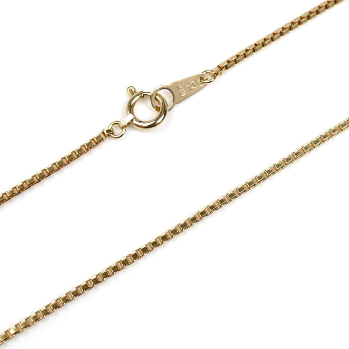 K18YG イエローゴールド ネックレス ベネチアン 5.8g 45cm レディース【中古】