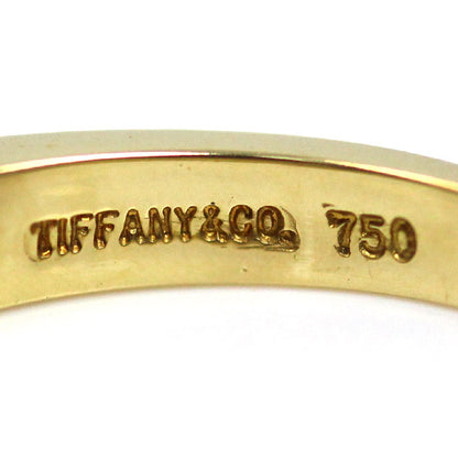 TIFFANY&Co. ティファニー K18YG イエローゴールド リング・指輪 サファイア ダイヤモンド 9号 3.2g レディース【中古】