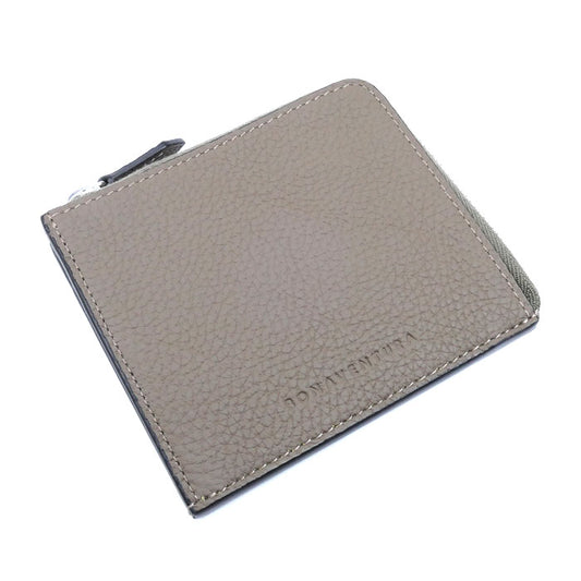 BONAVENTURA L字ジップウォレット コインケース ミニ財布 エトープ × イエロー BWAT39 ユニセックス【中古】