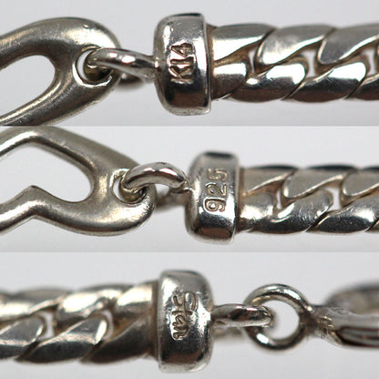 STAR JEWELRY スタージュエリー SV925/K14YG ネックレス キュービックジルコニア 8.5g 40cm レディース【中古】