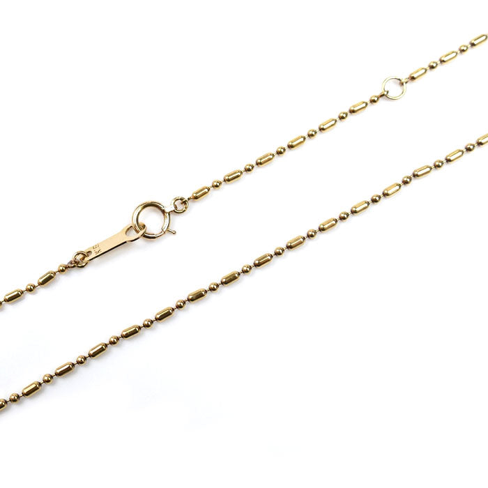 K18YG イエローゴールド ネックレス 4.1g 40cm レディース【中古】