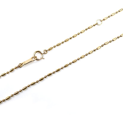 K18YG イエローゴールド ネックレス 4.1g 40cm レディース【中古】