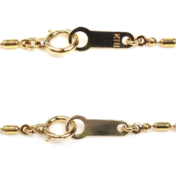 K18YG イエローゴールド ネックレス 4.1g 40cm レディース【中古】