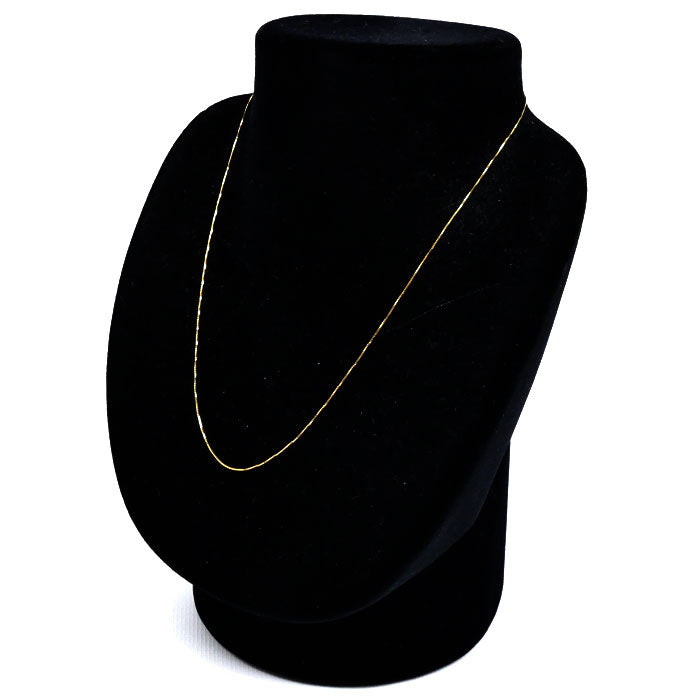 K18YG イエローゴールド ネックレス ベネチアン 0.9g 40cm レディース【中古】