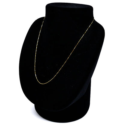 K18YG イエローゴールド ネックレス ベネチアン 0.9g 40cm レディース【中古】