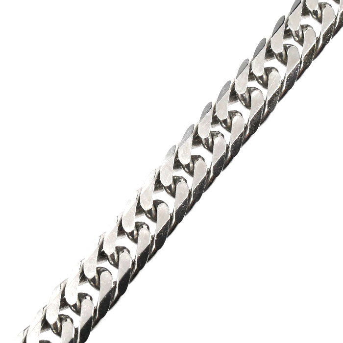 Pt850プラチナ ブレスレット 喜平6面Wカット 20.1g 18.5cm ユニセックス【中古】