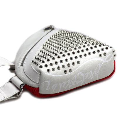 Christian Louboutin クリスチャンルブタン ファンキー ボディバッグ ホワイト 1255046H924 メンズ【中古】【美品】