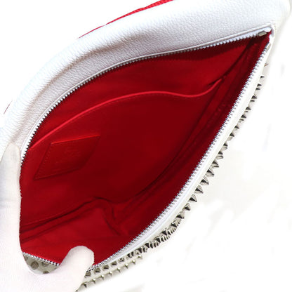 Christian Louboutin クリスチャンルブタン ファンキー ボディバッグ ホワイト 1255046H924 メンズ【中古】【美品】