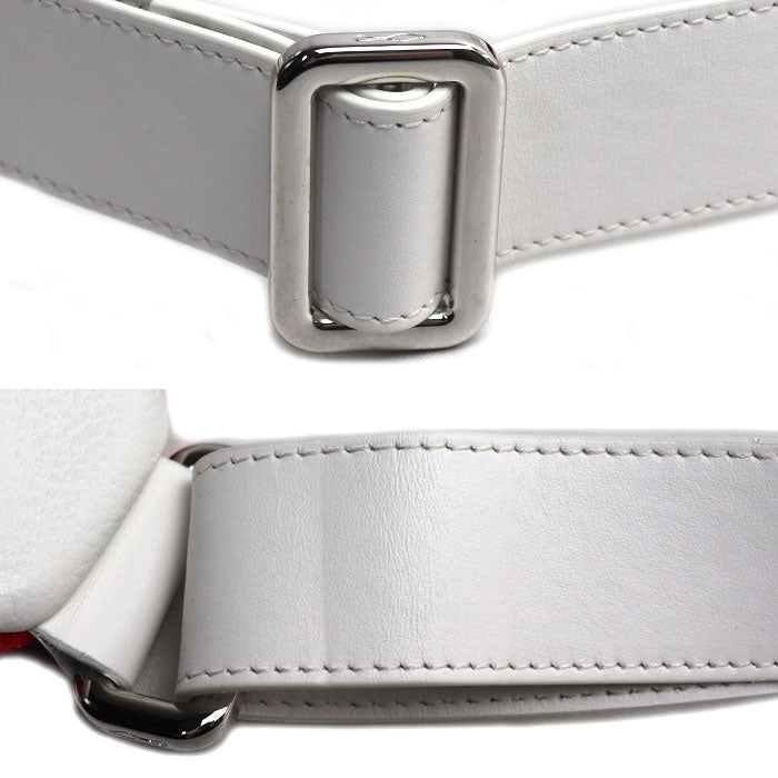 Christian Louboutin クリスチャンルブタン ファンキー ボディバッグ ホワイト 1255046H924 メンズ【中古】【美品】