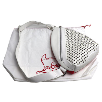 Christian Louboutin クリスチャンルブタン ファンキー ボディバッグ ホワイト 1255046H924 メンズ【中古】【美品】