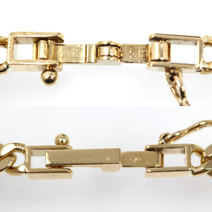 K18YG イエローゴールド ネックレス 喜平2面カット 30.0g 50cm メンズ【中古】