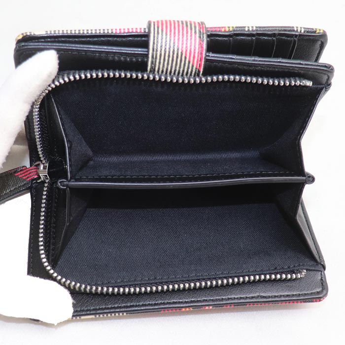 Vivienne Westwood ヴィヴィアンウエストウッド ヴィーガン チェック 二つ折り財布 51080028U レディース【中古】
