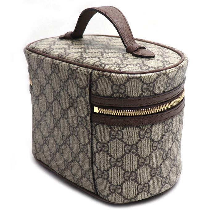 GUCCI グッチ オフィディア GG コスメティックケース ハンドバッグ ベージュ/ブラウン 611001 シェリーライン レディース【中古】