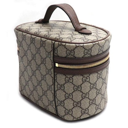 GUCCI グッチ オフィディア GG コスメティックケース ハンドバッグ ベージュ/ブラウン 611001 シェリーライン レディース【中古】