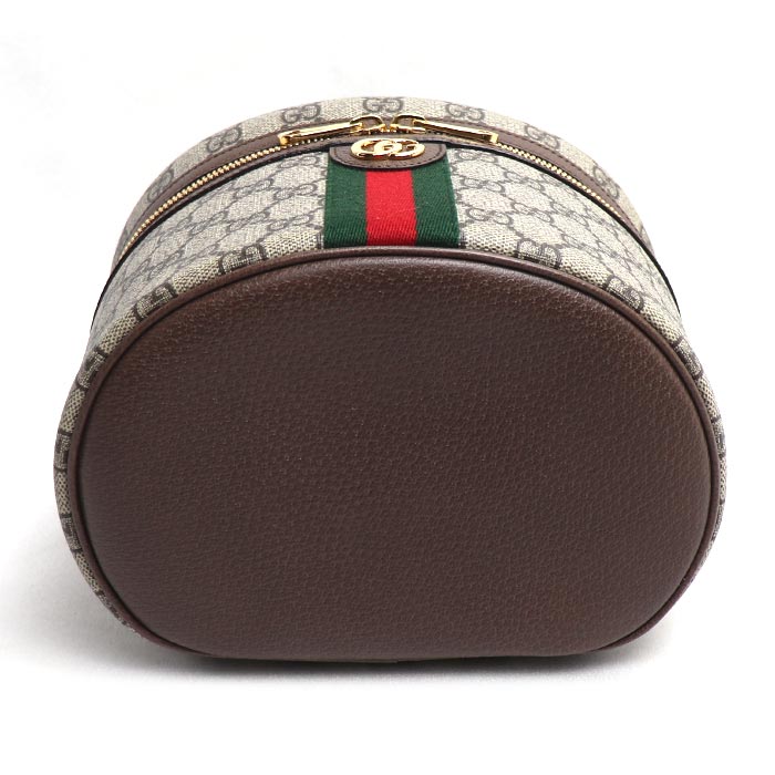 GUCCI グッチ オフィディア GG コスメティックケース ハンドバッグ ベージュ/ブラウン 611001 シェリーライン レディース【中古】