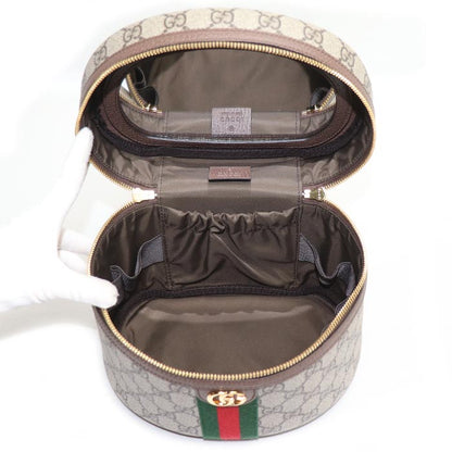GUCCI グッチ オフィディア GG コスメティックケース ハンドバッグ ベージュ/ブラウン 611001 シェリーライン レディース【中古】